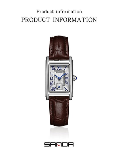 Hot Sale Women's Wristwatch Alloy Fashion Elegant Compact Quartz Ladies Rose Gold Wrist Watch Waterproof 3ATM Steel - Checkouts USA