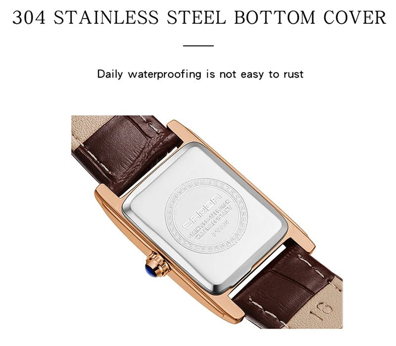 Hot Sale Women's Wristwatch Alloy Fashion Elegant Compact Quartz Ladies Rose Gold Wrist Watch Waterproof 3ATM Steel - Checkouts USA