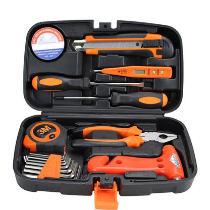 Household Hardware Tools Combination Set Car Maintenance Tools Electric Drill Impact Drill Set Toolbox - Checkouts USA