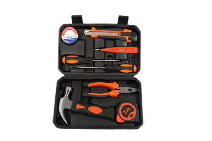 Household Hardware Tools Combination Set Car Maintenance Tools Electric Drill Impact Drill Set Toolbox - Checkouts USA