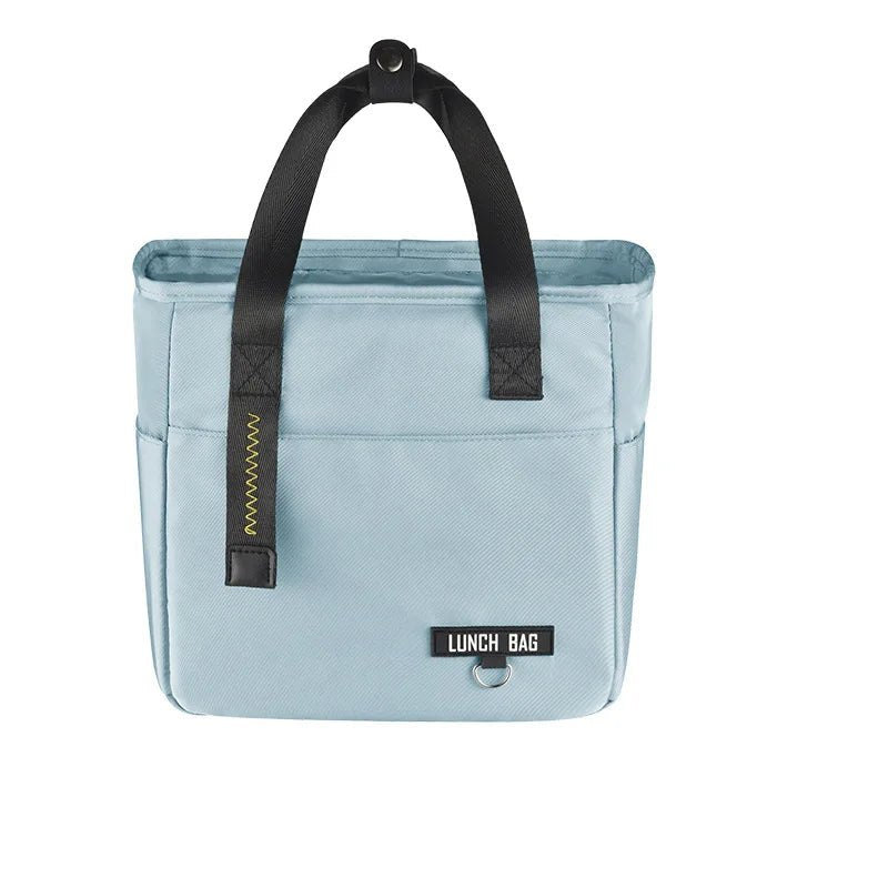 Insulated Bento Lunch Box Thermal Bag Large Capacity Food Zipper Storage Bags Container for Women Cooler Travel Picnic Handbags - Checkouts UK