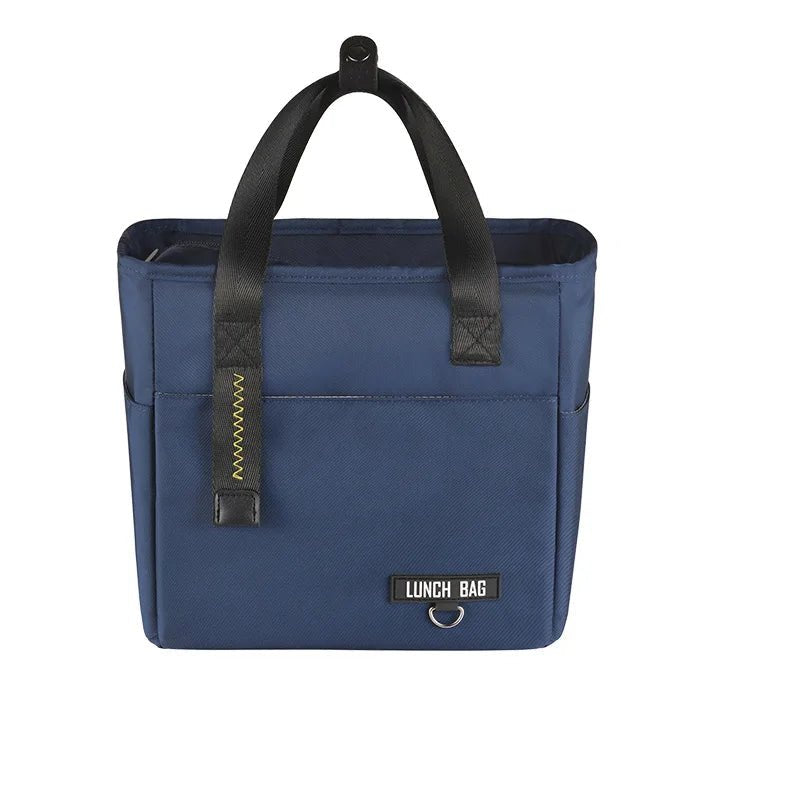 Insulated Bento Lunch Box Thermal Bag Large Capacity Food Zipper Storage Bags Container for Women Cooler Travel Picnic Handbags - Checkouts UK