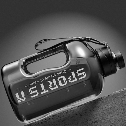 Insulated Water Bottles with Straw Gym Traveling Hiking Camping Hot Water Bottle for Men Women Leakproof Fitness Bottle - Checkouts UK