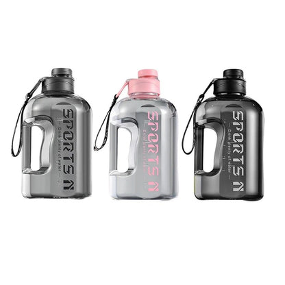 Insulated Water Bottles with Straw Gym Traveling Hiking Camping Hot Water Bottle for Men Women Leakproof Fitness Bottle - Checkouts UK