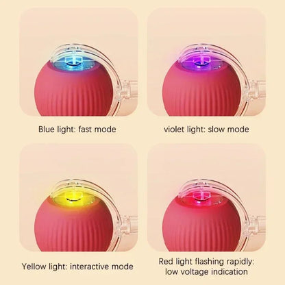 Interactive Dog Toys Rechargeable Pet Interactive Toys Electric Cats Ball Automatic Rolling Fake Tail Ball Dog Cats Toy - Furbury