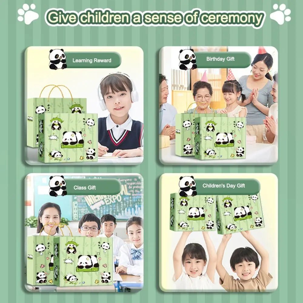 Kawaii Panda Stationery Set Student Pencil Case Stickers Pencil Stationery Gift Learning Supplies Full Gift Box - Checkouts USA