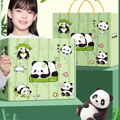 Kawaii Panda Stationery Set Student Pencil Case Stickers Pencil Stationery Gift Learning Supplies Full Gift Box - Checkouts USA