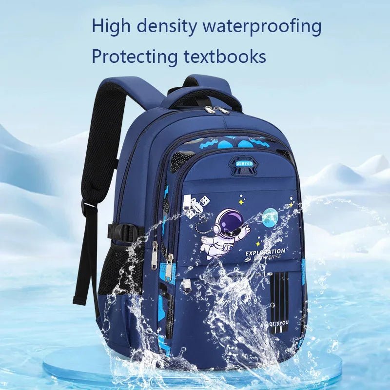 Kids Backpack Children School Bags for Boys Astronaut School Backpack Waterproof Primary Book Bag Mochila Infantil - Checkouts USA