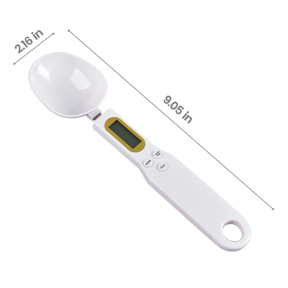 LCD Digital Kitchen Scale Electronic Cooking Food Weight Measuring Spoon 500g 0.1g Coffee Tea Sugar Spoon Scale Kitchen Tool - Checkouts UK