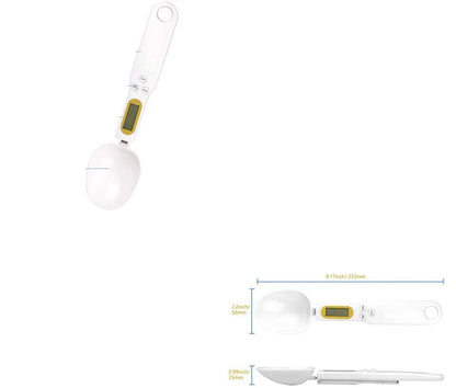 LCD Digital Kitchen Scale Electronic Cooking Food Weight Measuring Spoon 500g 0.1g Coffee Tea Sugar Spoon Scale Kitchen Tool - Checkouts UK