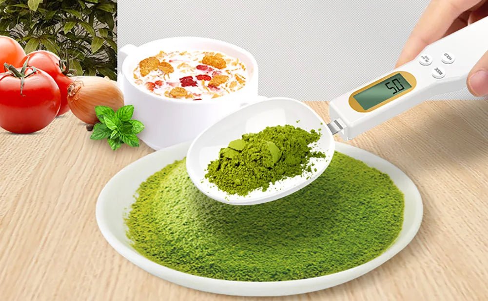 LCD Digital Kitchen Scale Electronic Cooking Food Weight Measuring Spoon 500g 0.1g Coffee Tea Sugar Spoon Scale Kitchen Tool - Checkouts UK