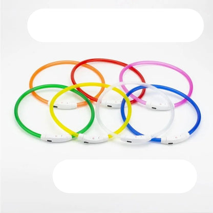Led Dog Collar Luminous Usb Cat Dog Collar 3 Modes Led Light Glowing Loss Prevention LED Collar For Dogs Pet Dog Accessories - Checkouts UK