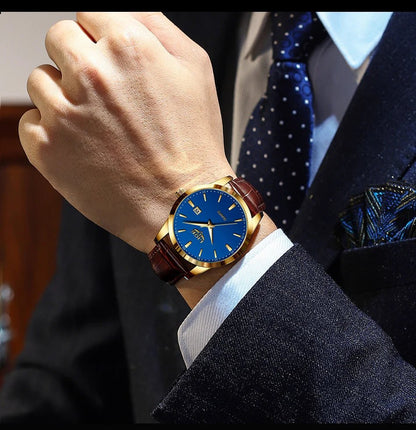 LIGE Man Watch Fashion Leather Strap Mens Watches Military Sport Waterproof Calendar Quartz Wristwatches Male Clock Reloj Hombre - Checkouts USA