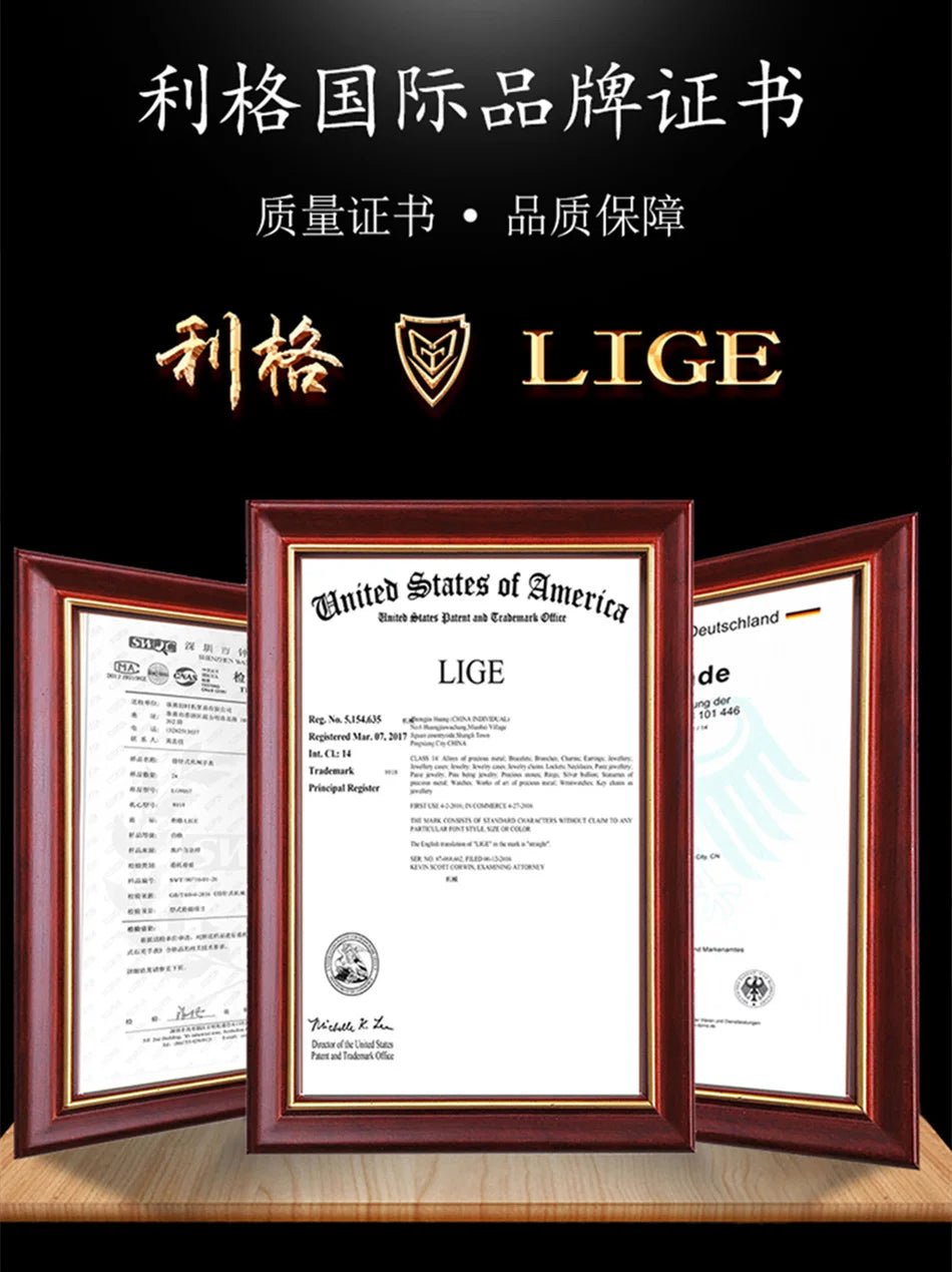 LIGE Man Watch Fashion Leather Strap Mens Watches Military Sport Waterproof Calendar Quartz Wristwatches Male Clock Reloj Hombre - Checkouts USA