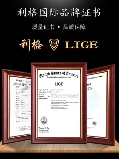 LIGE Man Watch Fashion Leather Strap Mens Watches Military Sport Waterproof Calendar Quartz Wristwatches Male Clock Reloj Hombre - Checkouts USA