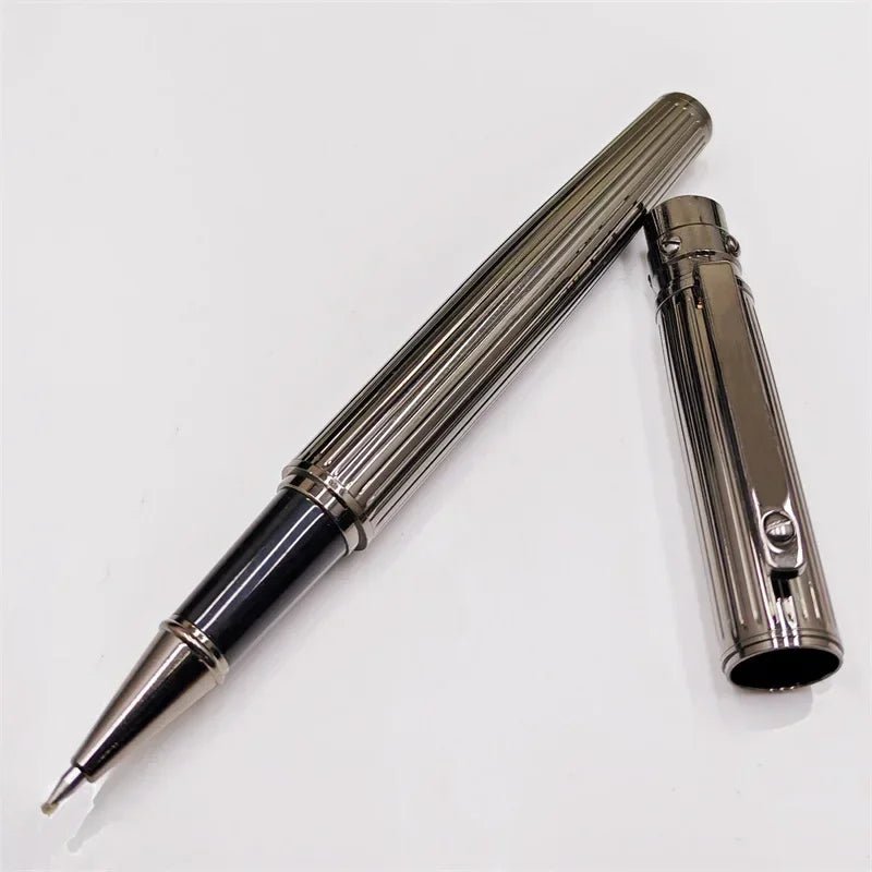 Luxury Ca Ballpoint Pens Writing Stationery High Quality Silver Office Supplies Ink Smooth Rollerball Pen S Series - Checkouts USA