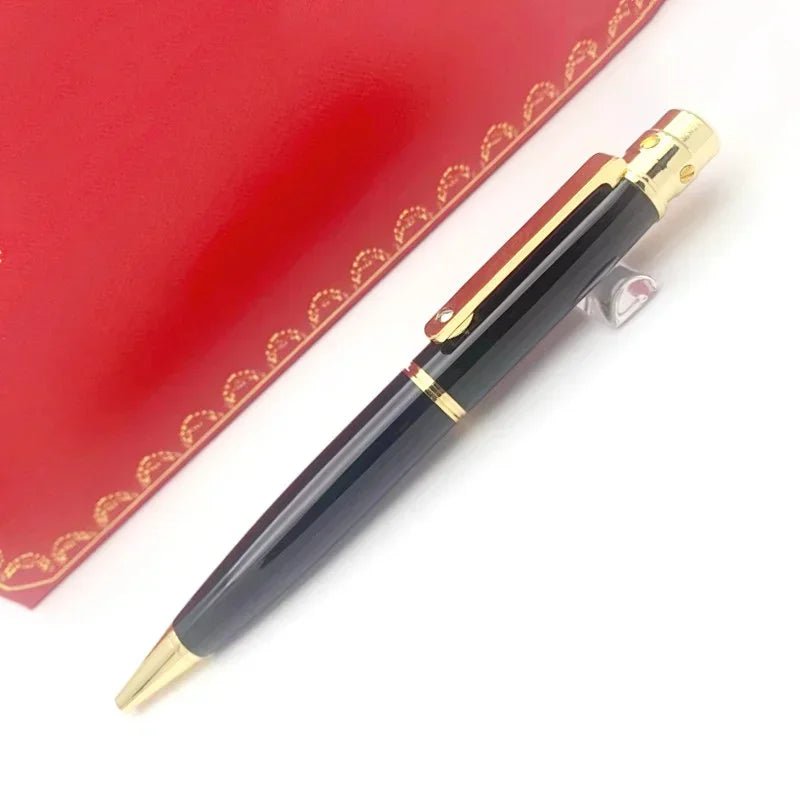 Luxury Ca Ballpoint Pens Writing Stationery High Quality Silver Office Supplies Ink Smooth Rollerball Pen S Series - Checkouts USA