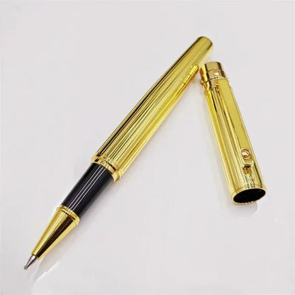 Luxury Ca Ballpoint Pens Writing Stationery High Quality Silver Office Supplies Ink Smooth Rollerball Pen S Series - Checkouts USA