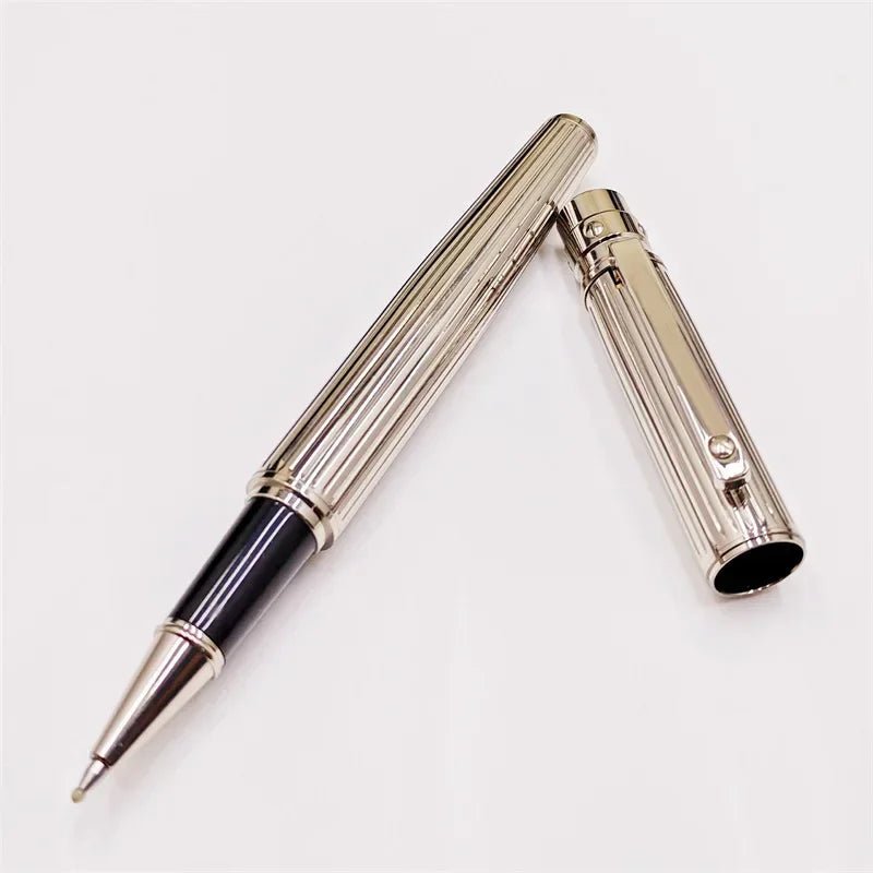 Luxury Ca Ballpoint Pens Writing Stationery High Quality Silver Office Supplies Ink Smooth Rollerball Pen S Series - Checkouts USA