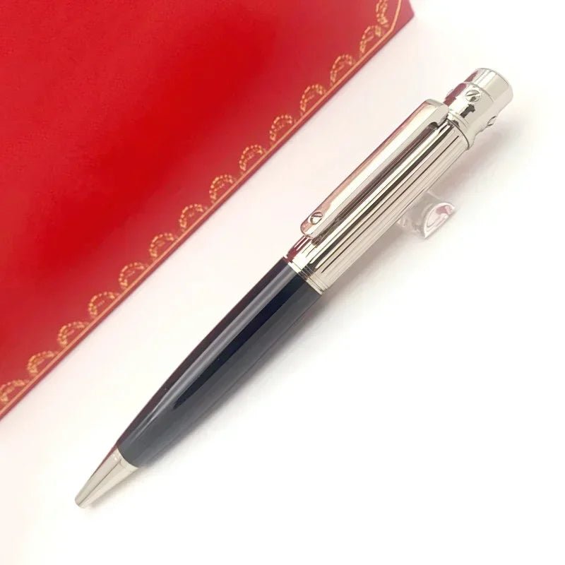 Luxury Ca Ballpoint Pens Writing Stationery High Quality Silver Office Supplies Ink Smooth Rollerball Pen S Series - Checkouts USA