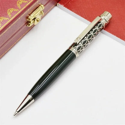 Luxury Ca Ballpoint Pens Writing Stationery High Quality Silver Office Supplies Ink Smooth Rollerball Pen S Series - Checkouts USA