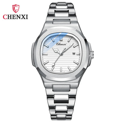 Luxury Fashion Women's Wristwatch Elegant Stainless Steel Quartz Watch For Women Waterproof Watches Clock - Checkouts USA