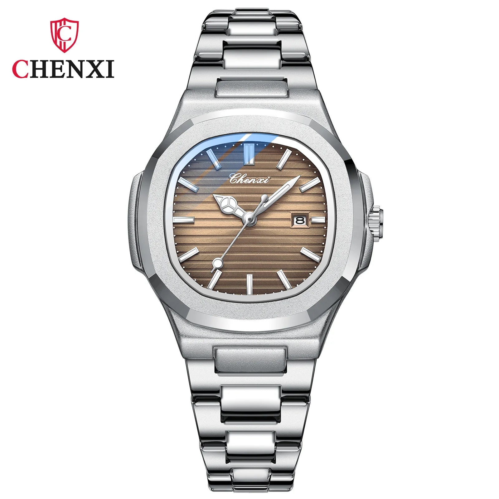 Luxury Fashion Women's Wristwatch Elegant Stainless Steel Quartz Watch For Women Waterproof Watches Clock - Checkouts USA