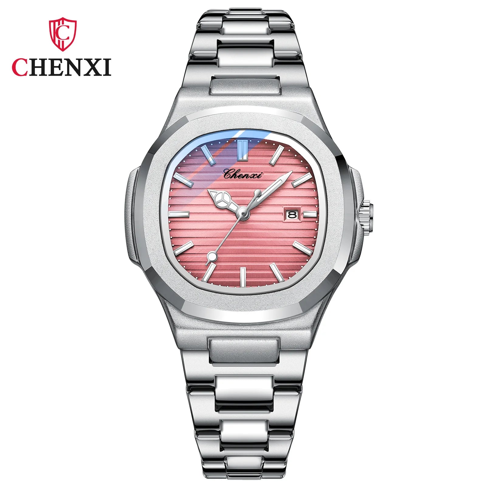 Luxury Fashion Women's Wristwatch Elegant Stainless Steel Quartz Watch For Women Waterproof Watches Clock - Checkouts USA