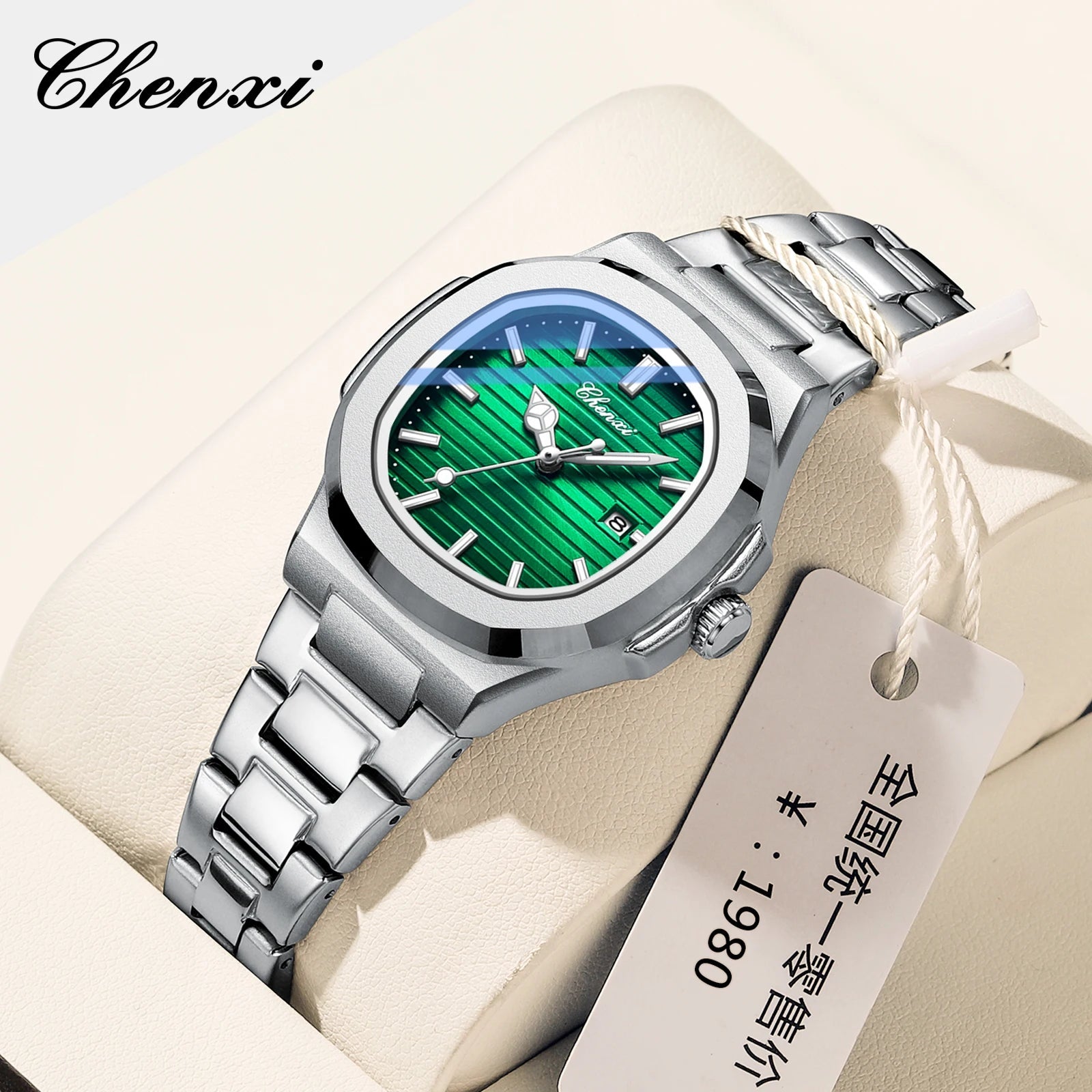 Luxury Fashion Women's Wristwatch Elegant Stainless Steel Quartz Watch For Women Waterproof Watches Clock - Checkouts USA