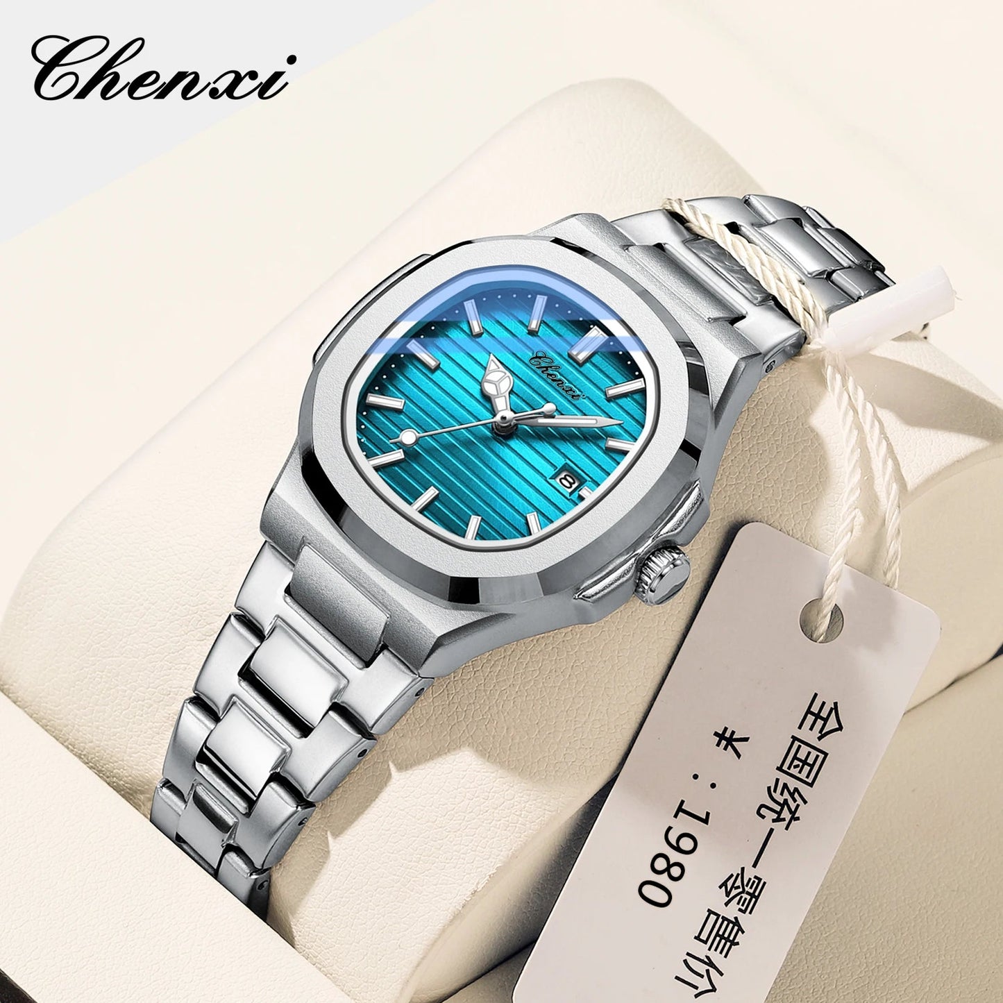 Luxury Fashion Women's Wristwatch Elegant Stainless Steel Quartz Watch For Women Waterproof Watches Clock - Checkouts USA