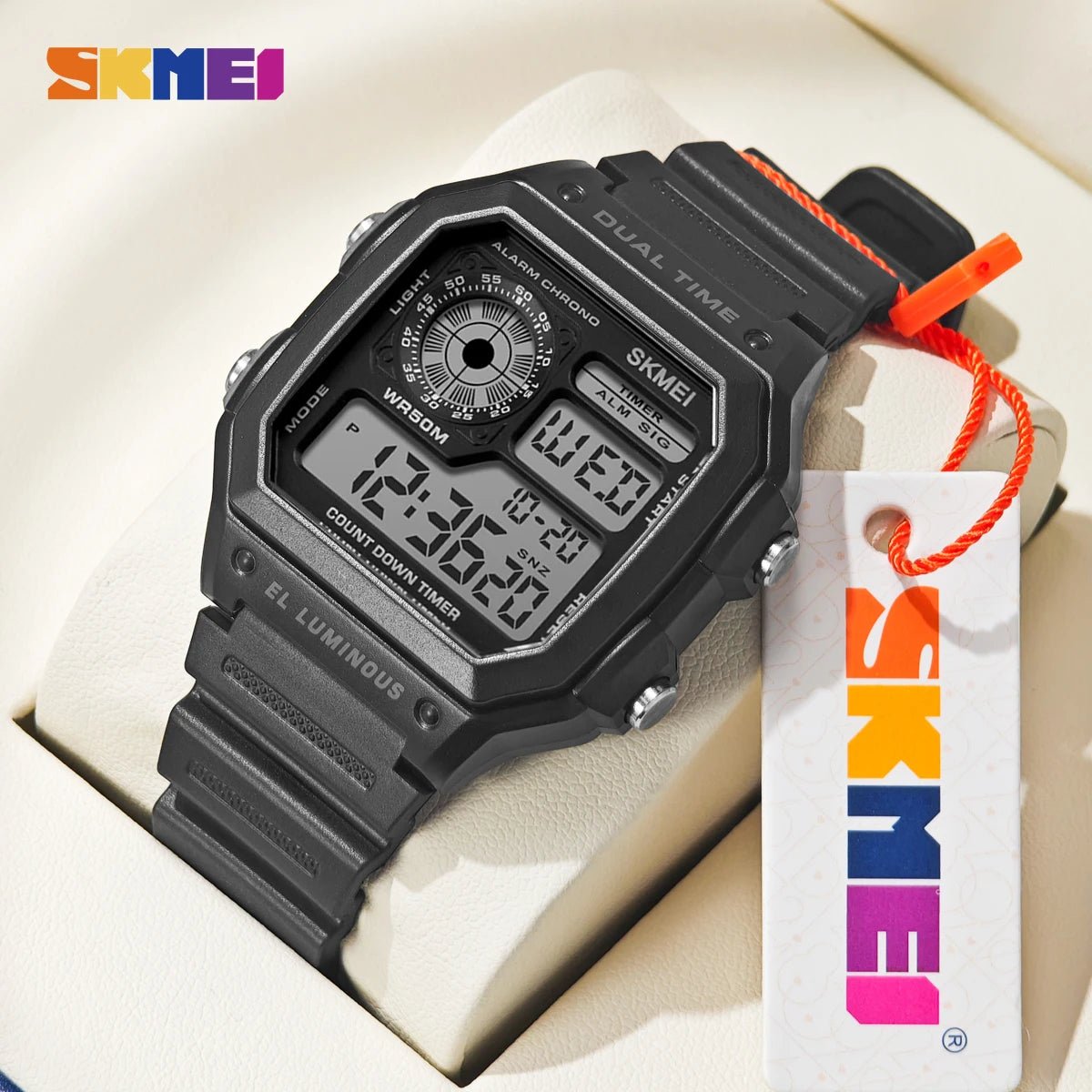 Male Outdoor Multifunction Waterproof Electronic Watch Sports Watch For Men Women Simple Digital Wristwatches Reloj Hombre - Checkouts USA