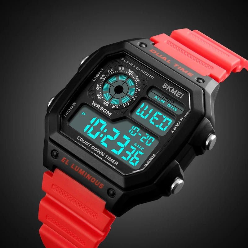 Male Outdoor Multifunction Waterproof Electronic Watch Sports Watch For Men Women Simple Digital Wristwatches Reloj Hombre - Checkouts USA