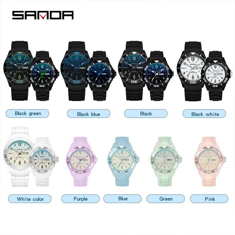 Men Women'S Quartz Watches Fashion Women Waterproof Sport Watch Digital Wristwatch Thin Ladies Design Clock Reloj Mujer - Checkouts USA