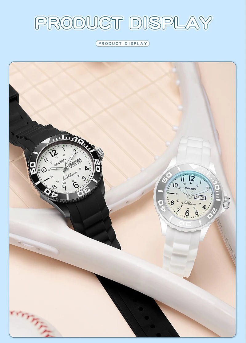 Men Women'S Quartz Watches Fashion Women Waterproof Sport Watch Digital Wristwatch Thin Ladies Design Clock Reloj Mujer - Checkouts USA