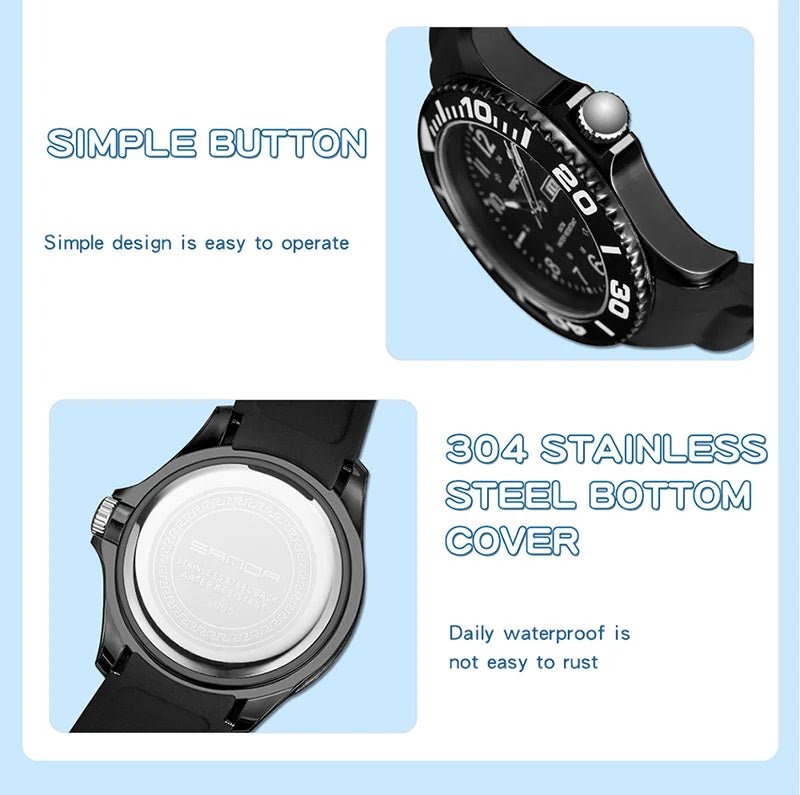 Men Women'S Quartz Watches Fashion Women Waterproof Sport Watch Digital Wristwatch Thin Ladies Design Clock Reloj Mujer - Checkouts USA