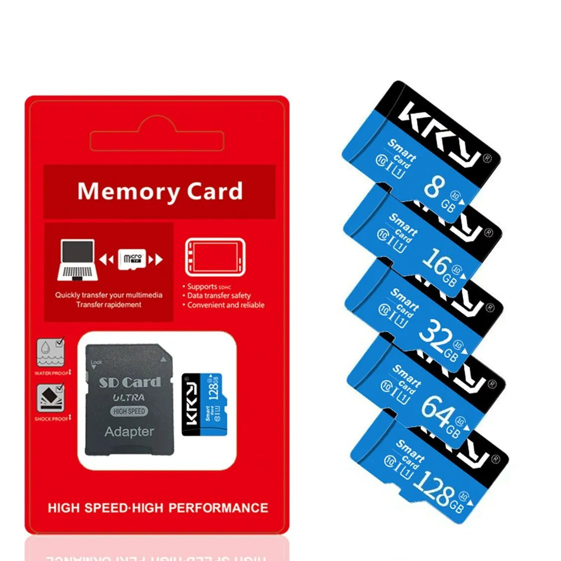 Micro Memory SD Card 128GB 32GB 64GB SD Card SD/TF Flash Card 32 64 128GB Class 10 Memory Card For Phone - Checkouts UK