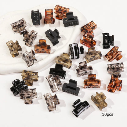 Mini Flower Hair Clips Pack for Women - Creaseless Styling Claw Clips for Bangs and Tiny Hair Styling - Checkouts UK