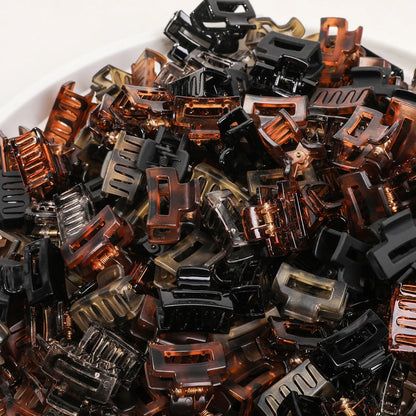 Mini Flower Hair Clips Pack for Women - Creaseless Styling Claw Clips for Bangs and Tiny Hair Styling - Checkouts UK