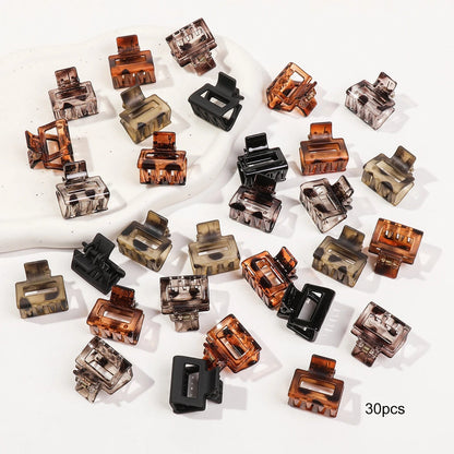 Mini Flower Hair Clips Pack for Women - Creaseless Styling Claw Clips for Bangs and Tiny Hair Styling - Checkouts UK