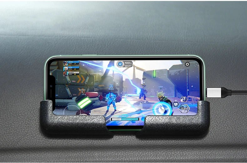 Multifunction Car Phone Mount Cell Phone Holder Lightness Portability No Space Occupy Stand Auto Interior Accessories - Checkouts UK