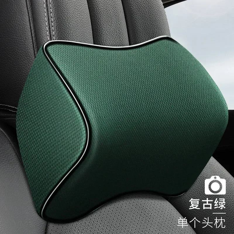 New Headrest Neck Pillow Auto Car Neck Cushion Memory Foam Breathable Head Support Neck Rest Protector Automobiles Interior - Checkouts USA