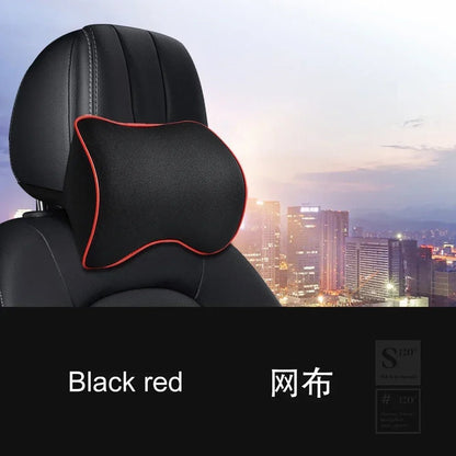 New Headrest Neck Pillow Auto Car Neck Cushion Memory Foam Breathable Head Support Neck Rest Protector Automobiles Interior - Checkouts USA