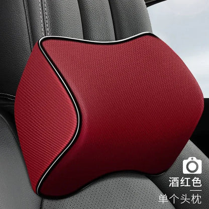 New Headrest Neck Pillow Auto Car Neck Cushion Memory Foam Breathable Head Support Neck Rest Protector Automobiles Interior - Checkouts USA