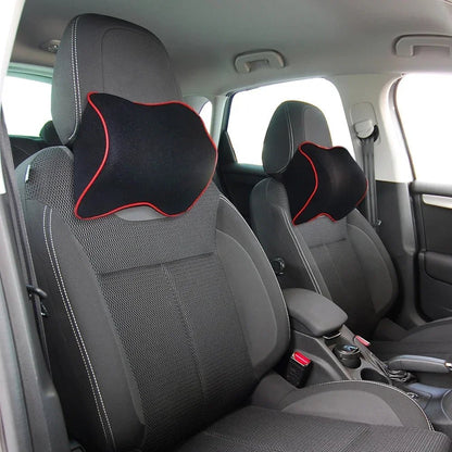 New Headrest Neck Pillow Auto Car Neck Cushion Memory Foam Breathable Head Support Neck Rest Protector Automobiles Interior - Checkouts USA
