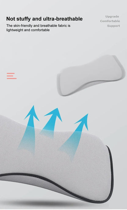 New Headrest Neck Pillow Auto Car Neck Cushion Memory Foam Breathable Head Support Neck Rest Protector Automobiles Interior - Checkouts USA