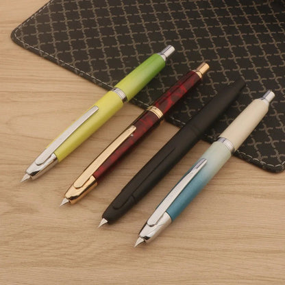 new JinHao 10 Fountain Pen Press matte black F/EF Nib Stationery Office School Supplies Gift Ink Pens - Checkouts USA