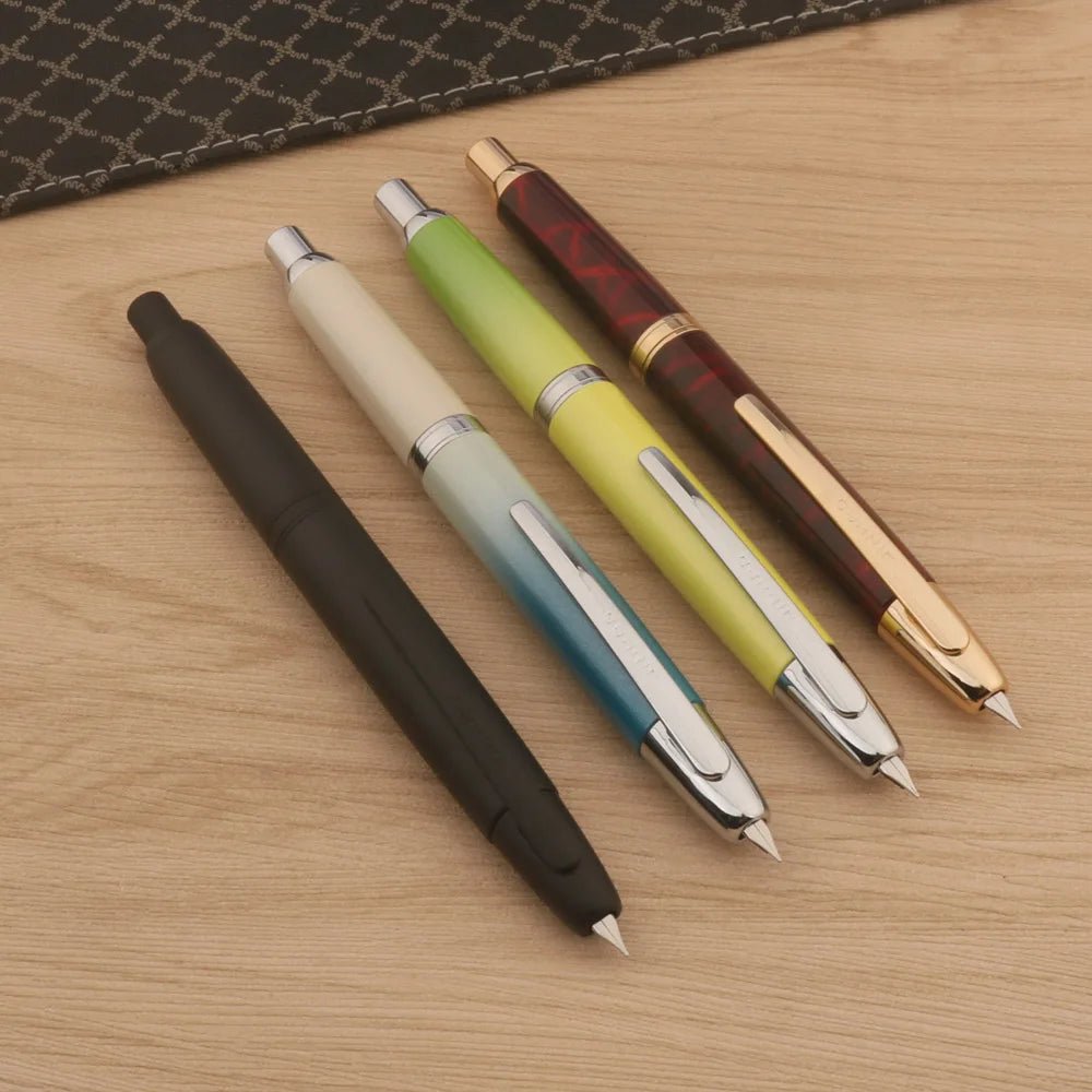 new JinHao 10 Fountain Pen Press matte black F/EF Nib Stationery Office School Supplies Gift Ink Pens - Checkouts USA