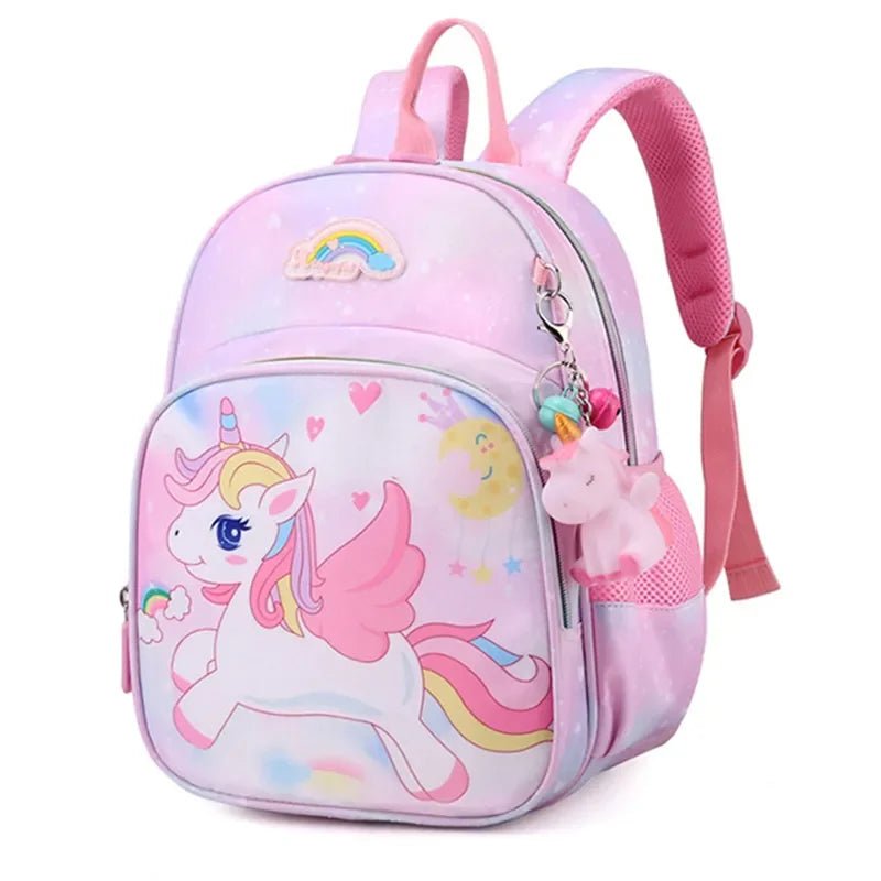 New Unicorn Backpack For Girls Cartoon Pink Princess School Bags Kids Satchels Kindergarten Bookbag Mochila Infantil Escolar - Checkouts USA