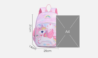 New Unicorn Backpack For Girls Cartoon Pink Princess School Bags Kids Satchels Kindergarten Bookbag Mochila Infantil Escolar - Checkouts USA