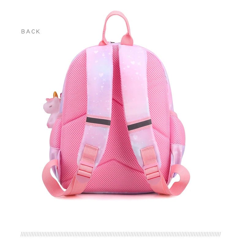 New Unicorn Backpack For Girls Cartoon Pink Princess School Bags Kids Satchels Kindergarten Bookbag Mochila Infantil Escolar - Checkouts USA